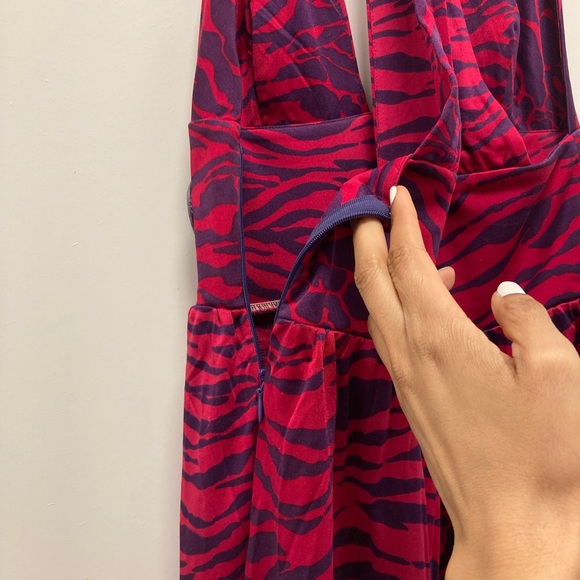 MARCIANO 100% Silk Animal Print Dress, Size XS - Picture 5 of 8